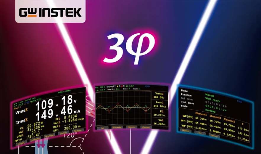 【新品上市】固纬电子GWinstek | GPM-8320-60/8330-60数字功率计